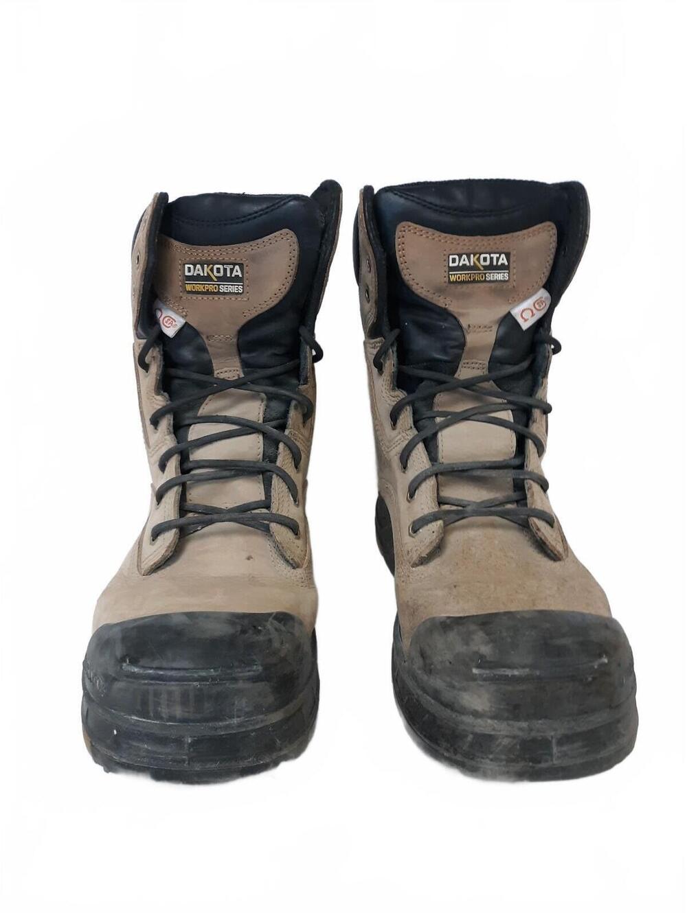 Dakota 6006 Men's 8" Steel Toe CSA Insulated Work Boots Tan Leather Size 13 - Picture 7 of 10